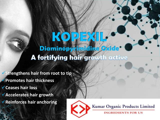 Kopexil (Diaminopyrimidine Oxide) - A Fortifying Hair Growth Active F…