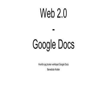 Kopi av arbeidskrav 10 web 2.0   google docs (1)