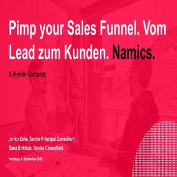 Namics CRM Webinar Teil 2: "Pimp your sales funnel"