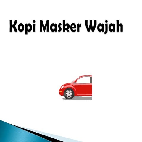 Kopi masker wajah