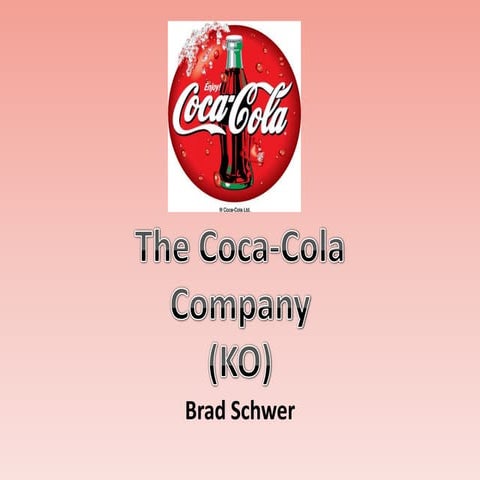 Coca-Cola Company powerpoint