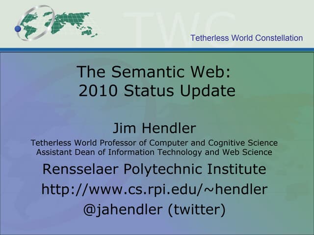 The Semantic Web: 2010 Update 