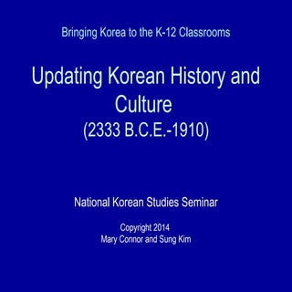 Korea ppt-updating korea history cu...
