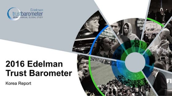 2016 Edelman Trust Barometer Korea