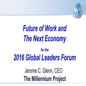 Future of Work and the Next Economy