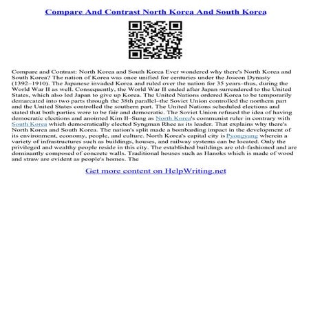 South Korea Essay