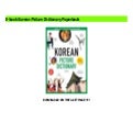 E-book Korean Picture Dictionary Paperback