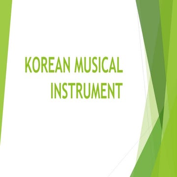 KOREAN MUSICAL INSTRUMENT.hvjcgfcxhgztgzdpptx