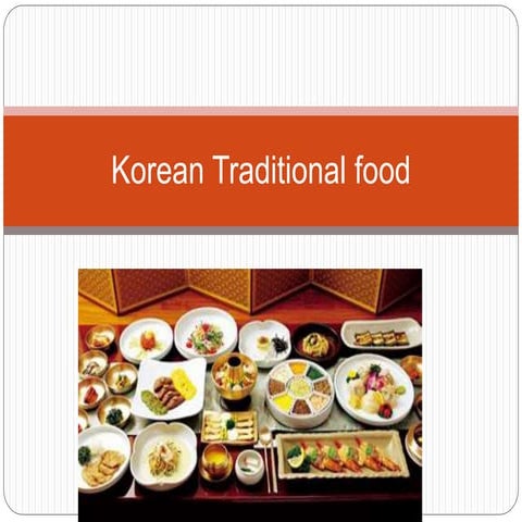 Korean traditional foods