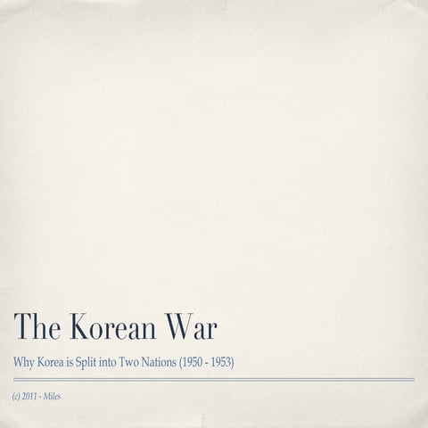 Korean war (ppt)