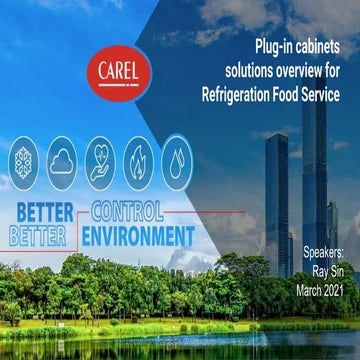 R290 solutions for plug-in units, case studies and experience (in ...