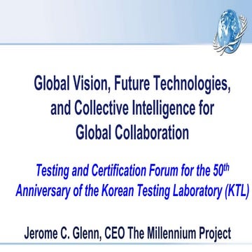 50th Anniversary Keynote for Korean Testing Laboratory