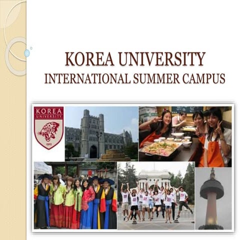 Korea University ISC Presentation