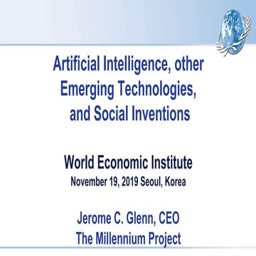 Artificial Intelligence, other emerging technologies, and social inventions