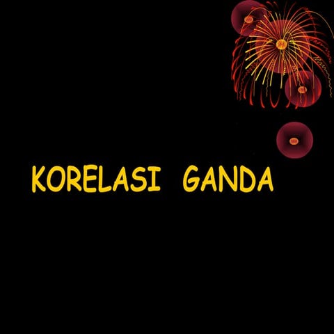 Korelasi ganda