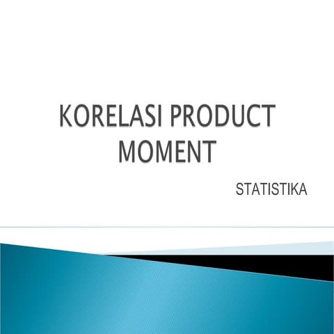 Korelasi produk moment