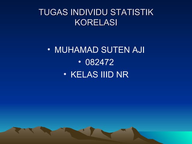 Korelasi Suten