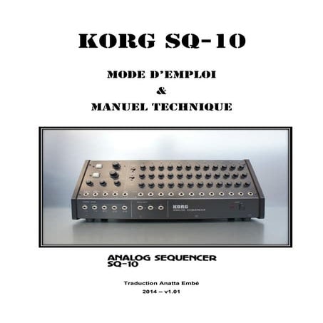 Korg sq 10 french manual | PDF