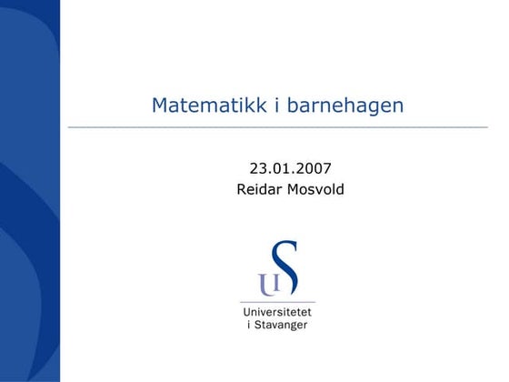 Tor Arne Mørkved Algebra og likninger | PPT