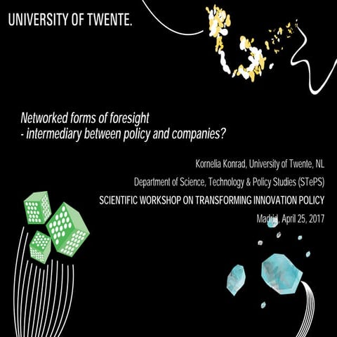 Kornelia Konrad-La empresa y las políticas de innovación transformadoras