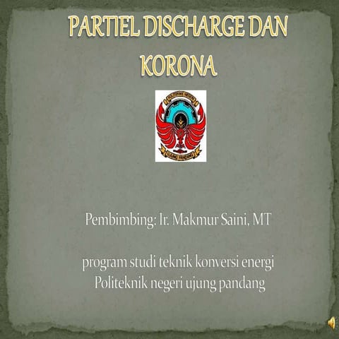 PARTIEL DISCHARGE DAN KORONA