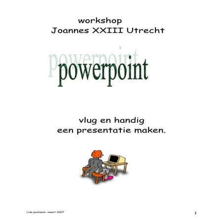 Korte cursus powerpoint