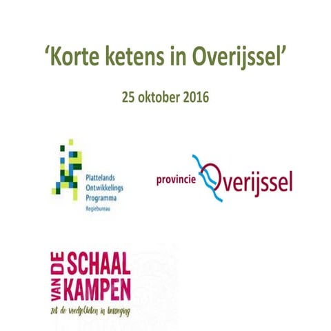 Korte voedselketens in Overijssel 