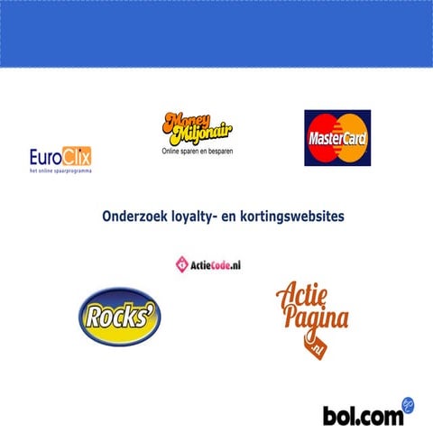 Korting  en loyaltyonderzoek Ralph Remkes (Bol.com)