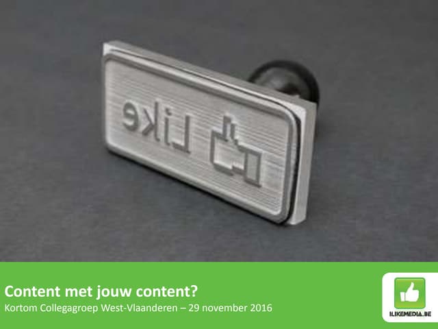 20161129 Contentplanning in de prak...