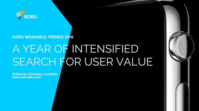 Koru wearable trends 2016