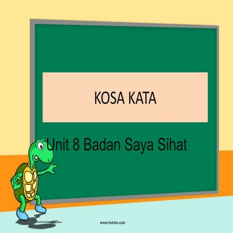 Kosa kata unit 8