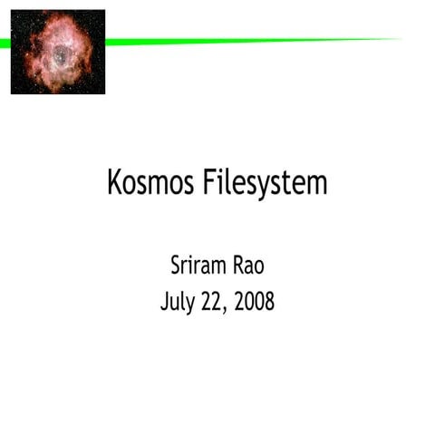 Kosmos Filesystem