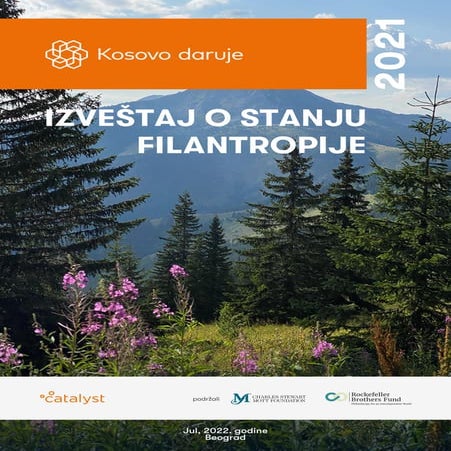 Kosovo daruje 2021 - Izveštaj o stanju filantropije