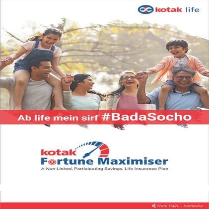 E-Brochure For Kotak Assured Savings Plan - Kotak Life | PDF