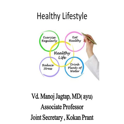 Healthy lifestyle ppt