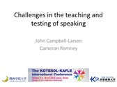 Technology to practice speaking English | PPT
