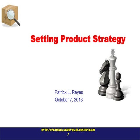 Kotler Chapter Assignment - Chapter 12   Setting Product Strategy