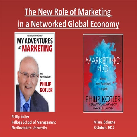The New Role of Marketing in a Networked Global Economy