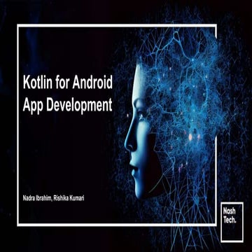 Kotlin for Android App Development Presentation | PPTX