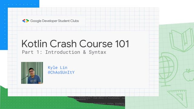 GDSC FCU 第1堂 Kotlin
