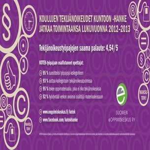 Koulujen tekijänoikeudet kuntoon 