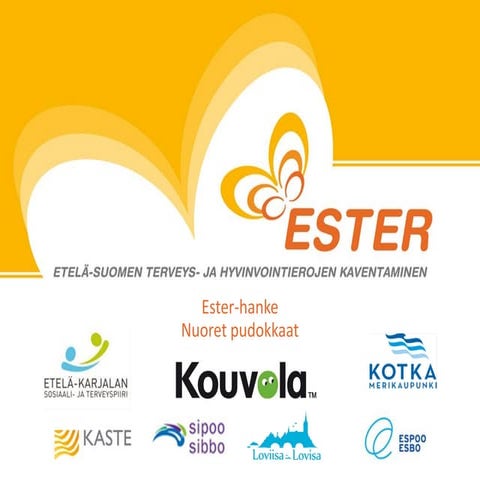 Puonti, Nyström: Nuori suunnittelemassa ja kehittämässä omia palveluitaan – k...