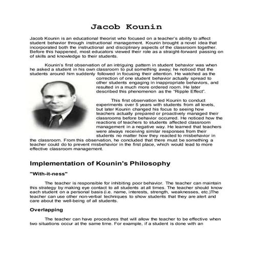 Kounin by sheena bernal