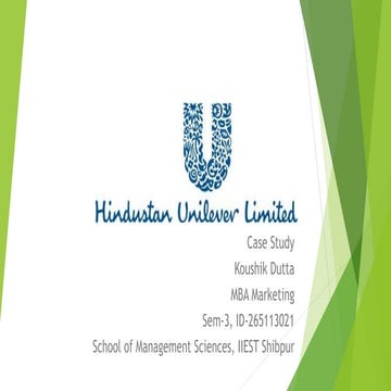 Hindustan Unilever Limited Marketing Strategies
