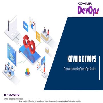 Kovair DevSecOps Capabilities Overview