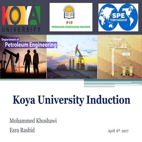Koya university induction