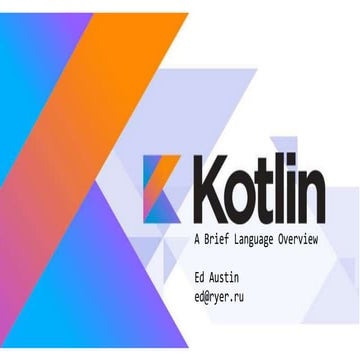 Kotlin Language Features - A Java comparison | PPT
