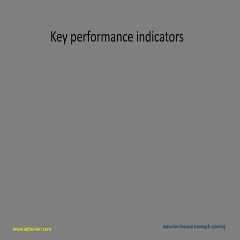 Key Performance Indicators