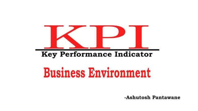 Business Environment KPI 