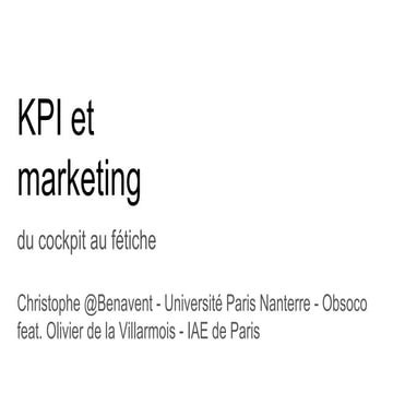 Kpis et marketing